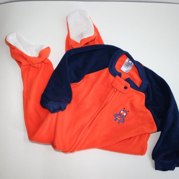 18M Robot Cool Footie Pajamas EUC Gerber Boy 2 pc! - Picture 15 of 16